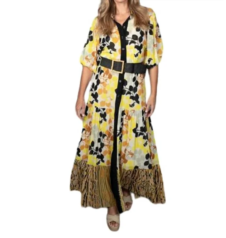 Marbella Maxi Dress In Yellow