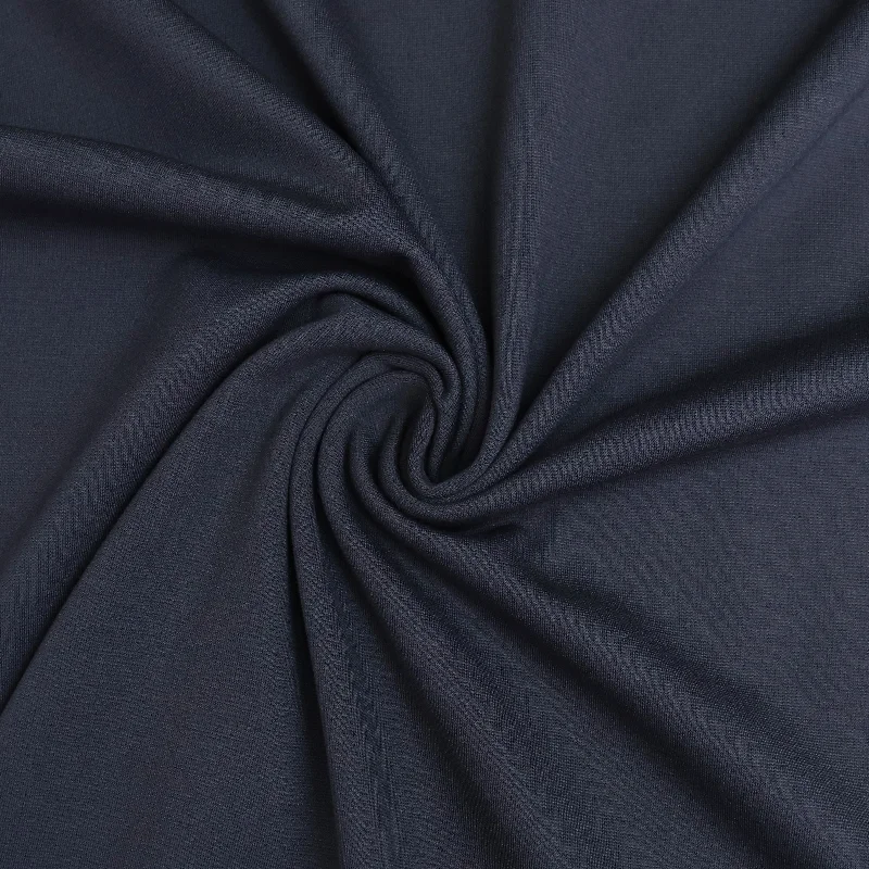 Viscose Ponte Di Roma - Navy - END OF BOLT 88cm