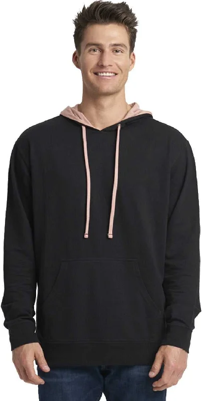 Next Level 9301 Unisex Laguna Hoodie - Black Desert Pink