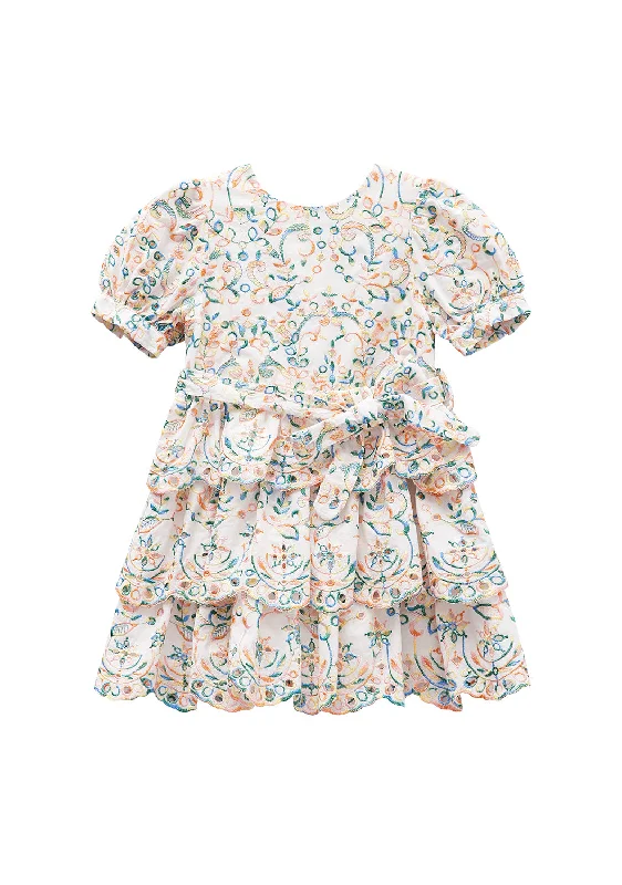 Loretta Embroidered Frill Dress (Baby)