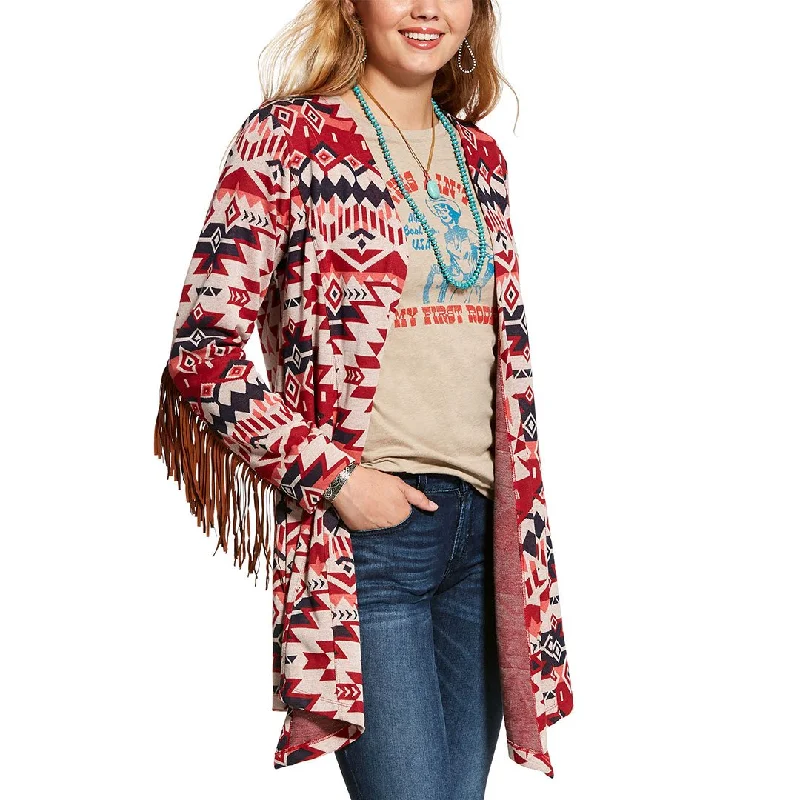 Ariat Aztec Fringe Womens Sweater