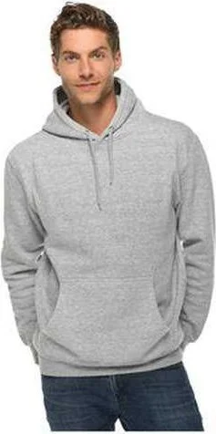 Lane Seven LS14001 Unisex Premium Pullover Hooded Sweatshirt - Heather Gray