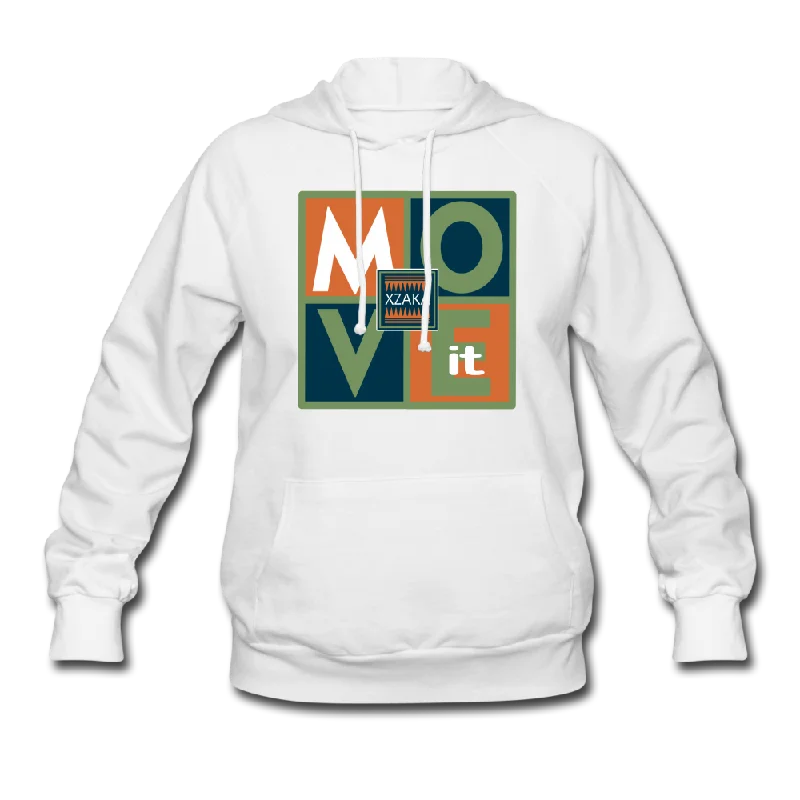 XZAKA Women "Move It" Motivational Hoodie - W1264