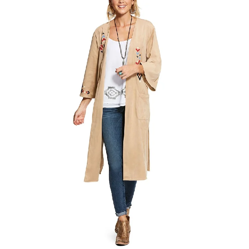 Ariat Desert Faux Suede Womens Duster