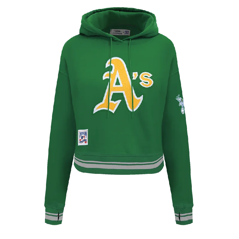 SUDADERA CON GORRO MLB OAKLAND ATHLETICS RETRO CLASSICS PARA MUJER