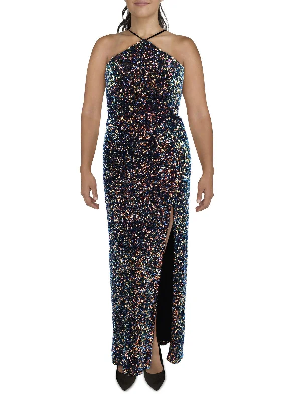 Juniors Womens Plus Maxi Cocktail And Party Dress