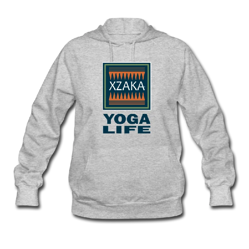 XZAKA Women "Yoga Life" Motivational Hoodie - W1271