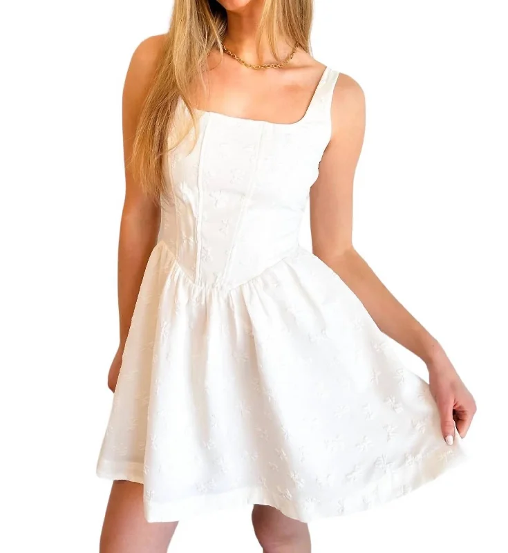 Gianna Mini Dress In White