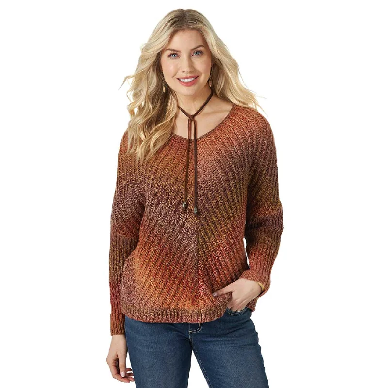 Wrangler Women's Retro Ombre Knit Sweater