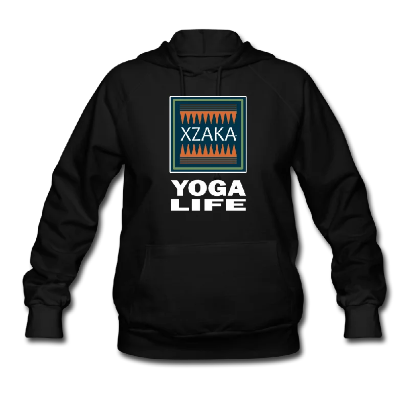 XZAKA Women "Yoga Life" Motivational Hoodie - W1270