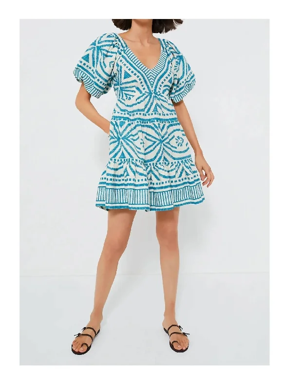 Jolie Ila Mini Dress In Lagoon