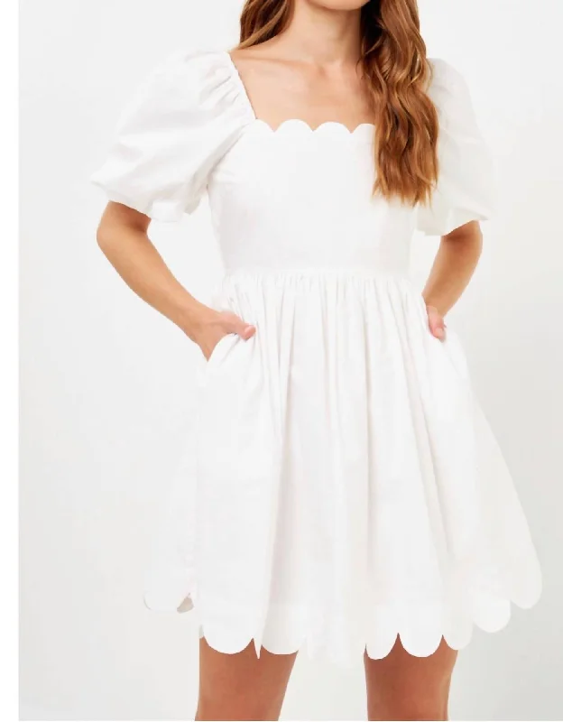 Summer Crush Dress In White