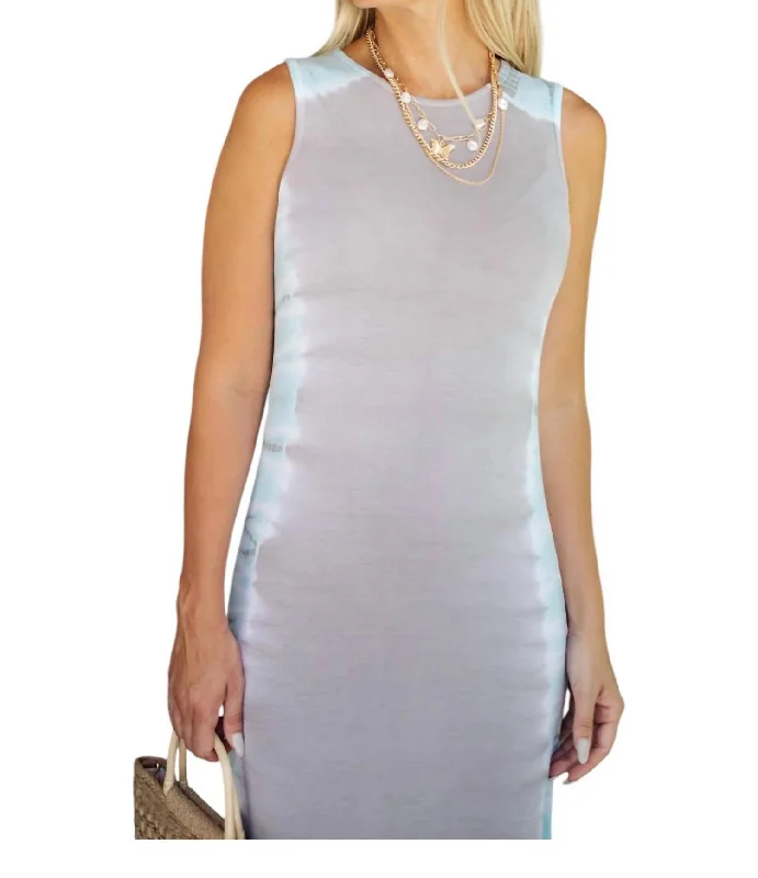 Lining Dress In Grey