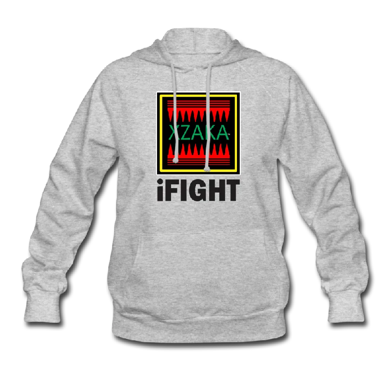 XZAKA Women "iFIGHT" Motivational Hoodie - W1256