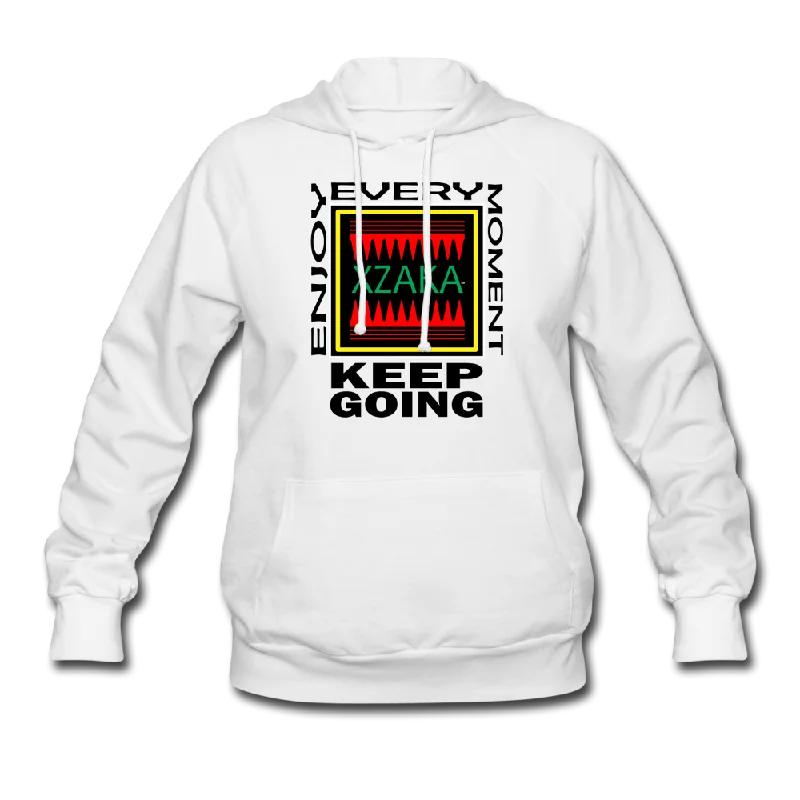 XZAKA Women "Enjoy Every Moment" Motivational Hoodie - W1265