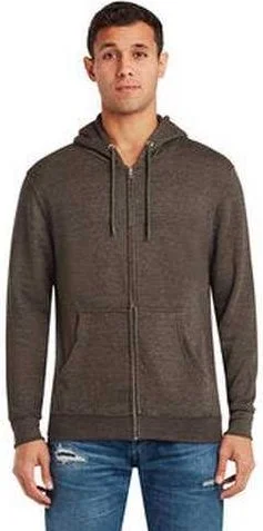 Lane Seven LS14003 Unisex Premium Full-Zip Hooded Sweatshirt - Charcoal Heather