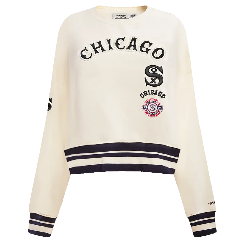 SUDADERA DE CUELLO REDONDO MLB CHICAGO WHITE SOX RETRO CLASSICS PARA MUJER