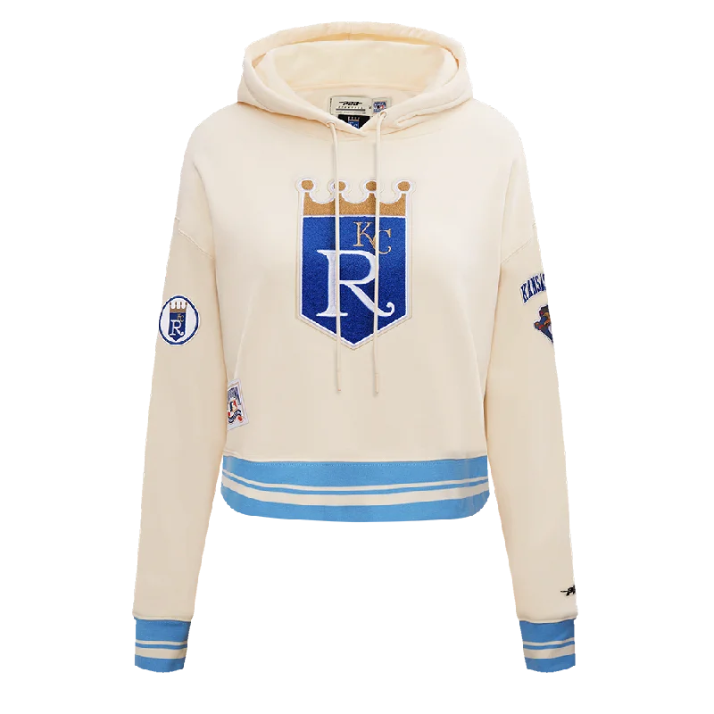 SUDADERA CON GORRO MLB KANSAS CITY ROYALS RETRO CLASSICS PARA MUJER