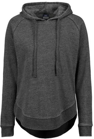 MV Sport W20172 Women's Jordan Angel Fleece Hooded Sweatshirt - Charcoal