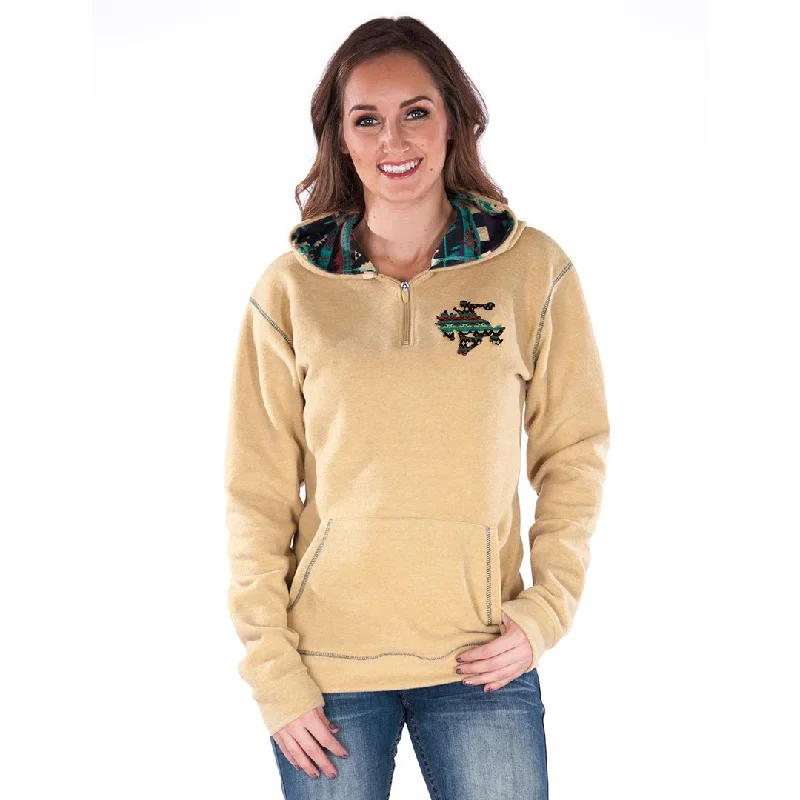 Cowgirl Tuff Honey Cadet Zip Womens Hoodie