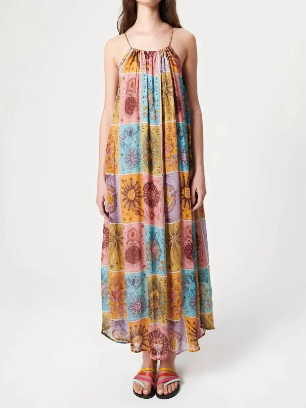 Rain Maxi Dress In Sundance Coral