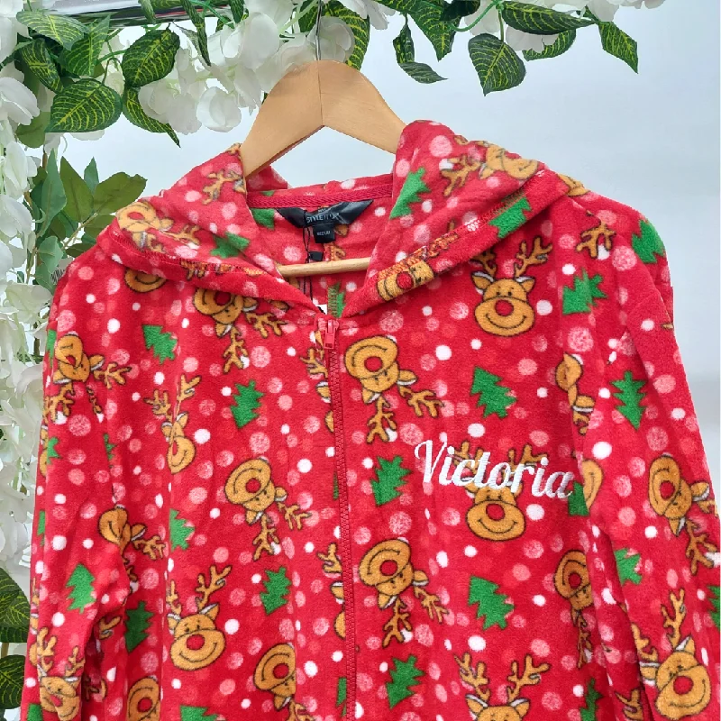 Red Womens Christmas Onesie