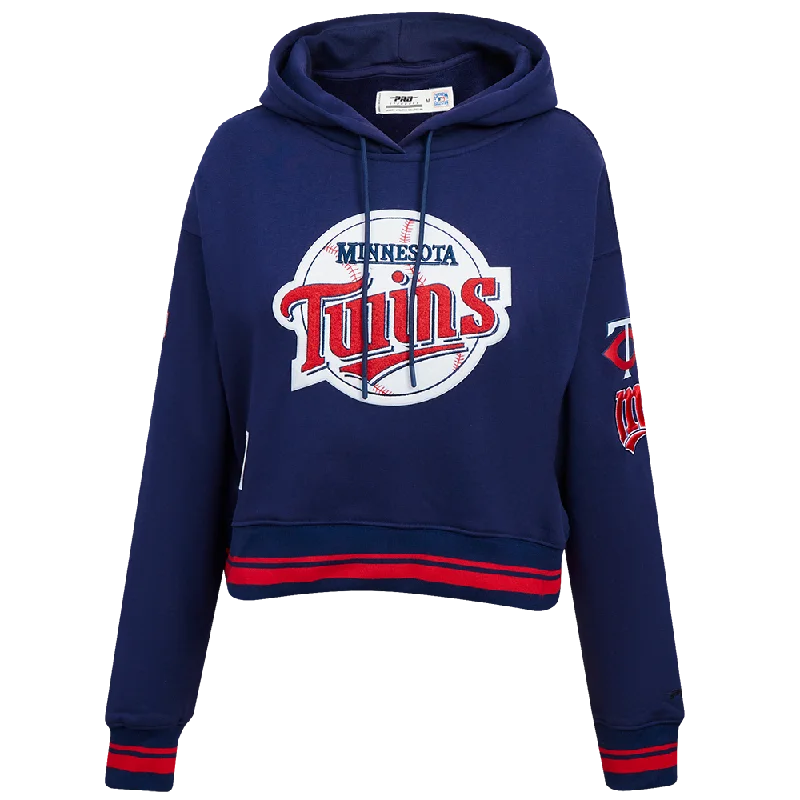 SUDADERA CON GORRO MLB MINNESOTA TWINS RETRO CLASSICS PARA MUJER