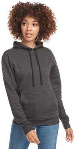 Next Level 9302 Unisex Pch Pullover Hooded Sweatshirt - Heather Black