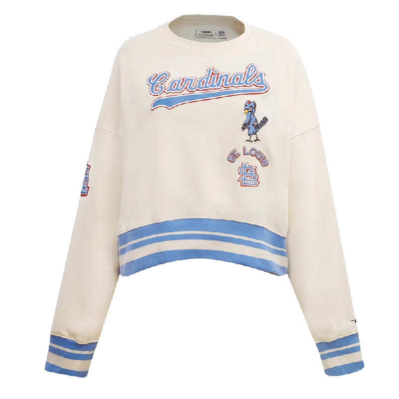 SUDADERA DE CUELLO REDONDO MLB ST. LOUIS CARDINALS RETRO CLASSICS PARA MUJER