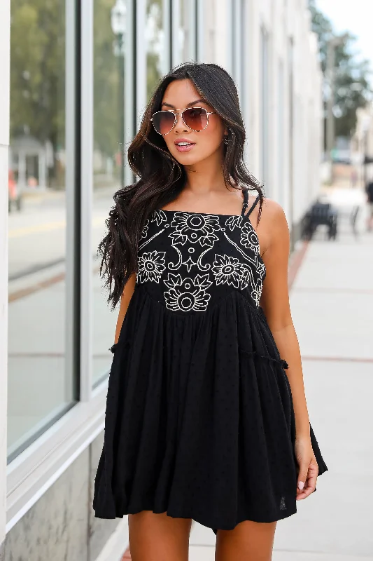 FINAL SALE - Charming Necessity Black Romper